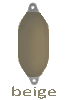 boat fender cover beige