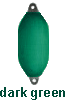 boat fender cover dark green